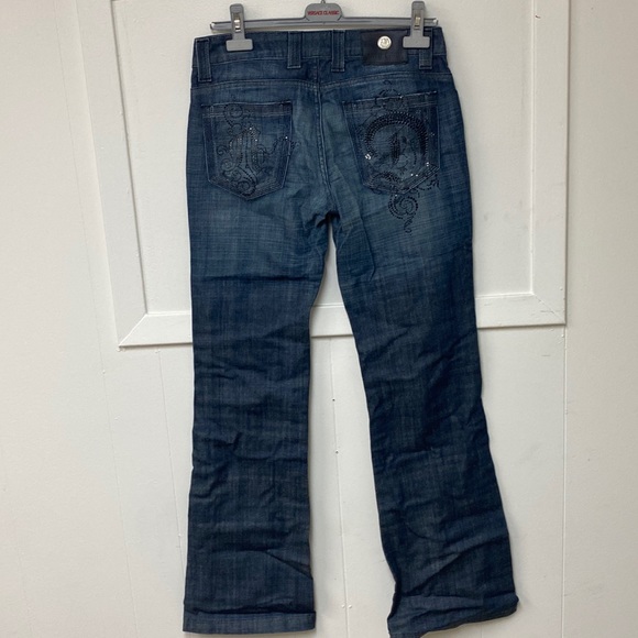 Antik Denim Original Vintage Crystal Logo CottonStretch Jeans NeverUsed - Picture 2 of 16